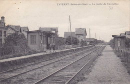 Delcampe - TAVERNY   La  Halte De VAUCELLES   ( Plan Animé  ) - Taverny