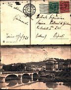 88331) Cartolina Di Torino-ponte Vittorio Emanuele E Gran Madre-viaggiata - Pontes
