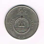 )  CABO  VERDE  50 ESCUDOS  1994 - Cap Vert