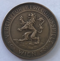 Medaille. Verein Fur Bewegungsspiele Wien. 32mm - Profesionales / De Sociedad