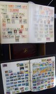 MISCELLANEOUS ACCUMULATION Of All World Stamps (1000's) Housed In Five Well Filled Albums & A Large Stock Book (includes - Other & Unclassified