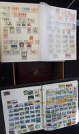 MISCELLANEOUS ACCUMULATION Of All World Stamps (1000's) Housed In Five Well Filled Albums & A Large Stock Book (includes - Autres & Non Classés