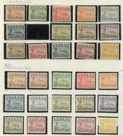 NAURU, NIUE, ROSS, TOKELAU M & U Collection On Leaves Incl. Nauru (214) 1924-48 Defin Greyish Paper Set M - 9d Has Tones - Altri & Non Classificati