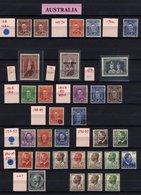 AUSTRALIA 1937-49 Range Of Vals To 5s & £1 Plus 10s SPECIMEN, BAHAMAS 1938 Set, 1942 Landfall Set + Some Shade Variation - Altri & Non Classificati