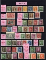 CANADA M Range Incl. Coils 1937 (3), SG.368/70, 1948 (4) SG.397/398a, 1950 (6) SG.419/22a, NEWFOUNDLAND Incl. 1937 Coron - Other & Unclassified