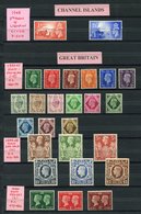 GREAT BRITAIN 1937-51 Range Incl. 1937 Set UM, 1949 High Value Set M, 1951 Festival Set UM. (47) - Other & Unclassified