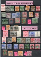 MALAYA - STRAITS SETTLEMENTS 1937-41 Set + Die II 2c, 4c & 5c, B.M.A 1945-48 Set + Extras, MALACCA 1949 Set, PENANG 1942 - Otros & Sin Clasificación