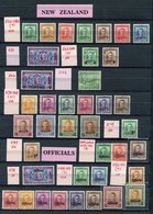 NEW ZEALAND 1938-44 Set M, 1947 Set M, OFFICIALS 1938 & 1947 Sets M, SG.O134/140 & O152/8, PAPUA 1938 & 1939 Air Sets M, - Other & Unclassified