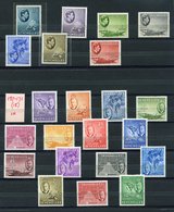 SEYCHELLES 1938-49 Set M & 1952 Set M, SG.135/149, 158/172. (40) Cat. £640 - Other & Unclassified