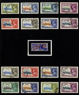 1935 Silver Jubilee Attractive Collection Housed In An Embroidered Album Comprising Covers, VFU Sets (appears To Be A Fu - Other & Unclassified