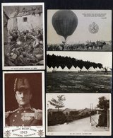 OLD ALBUM (good Quality) Containing A Collection Incl. Useful Wartime/military, Patriotic Etc. - Unclassified