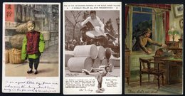 COLLECTION Of Cards Housed In Five Albums, General Ranges Of British & Foreign Cards, Noted - Shipping, N. E. England, S - Unclassified
