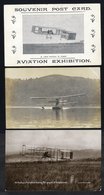 AVIATORS 1903-13 Range Of Cards Incl. Wilbur Wright's Aeroplane In Flight, Two Types Of British Aircraft, Hydro Aeroplan - Non Classés