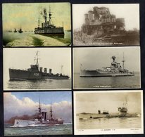 SHIPPING Collection Of Cards (167) & Postcard Sized Photographs (314) Housed In Two Modern Albums. - Ohne Zuordnung