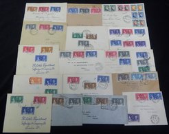 1937 Coronation Covers (84) & One Front, Of Which 64 Are Registered, Duplication But Noted Include Hong Kong, Aden, Cypr - Other & Unclassified