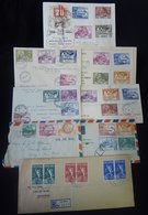 1949 UPU First Day Covers Antigua, Grenada, Jamaica, South Africa And Trinidad & Tobago, Also Gold Coast And Virgin Isla - Other & Unclassified