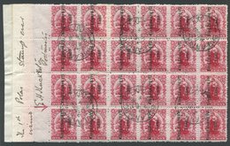 1908 New Zealand Universal Penny Postage 1d Rose-carmine Overprinted 'King Edward VII Land' (SG.A1) Left Hand Marginal B - Otros & Sin Clasificación