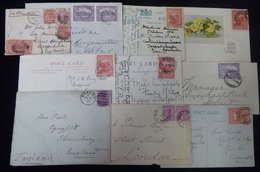 1873-1909 Covers Or Postcards (10), Mainly Fine But One Or Two With Faults. - Autres & Non Classés