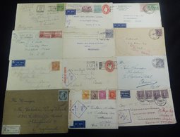 1930's-40's (mainly) Approx 75 Covers, Many With Airmail Rates To Europe. 1930  'Murray River' FDC Noted, Also A  Number - Andere & Zonder Classificatie