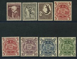 1948-56 Arms Set UM Incl. Extra 5s (thin Paper), SG.223/224d & 224ab. (8) Cat. £240 - Sonstige & Ohne Zuordnung