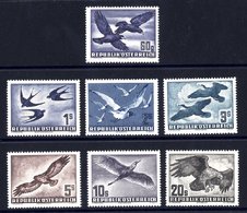 1950 Air Birds Set UM, SG.1215/1221. (7) Cat. £500 - Other & Unclassified