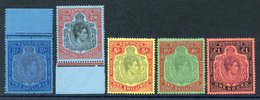 1938-53 MCCA P.14 2s & 2/6d (both Marginal) UM, 5s UM, 10s P.13 UM & £1 P.14 Fine M. (5) Cat. £269 - Other & Unclassified