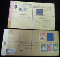 1944 Censored KGV 3d Registered Envelope, Size 'H' (H&G 5) To Ireland With A 2/6d Added, Cancelled ST GEORGES 15.JUN.44, - Other & Unclassified