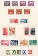 1937-52 Collection U On Philatelic Leaves With All Shades & Perfs, A Nice Range With The 'good' $1 Nicely Cancelled, SG. - Other & Unclassified