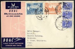 Post WWII Cover Miscellany Incl. Range Of Used Air Letters (c1959-90's), 1954 Reg Cover & Mainly 1970's-90's Commercial - Autres & Non Classés