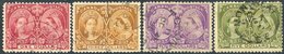 1897 Jubilee Set, VFU (excl. 8c, 10c & $2) - The $3 & $4 Have Small Thins, From SG.121/140 (13) Cat. £3330 - Other & Unclassified