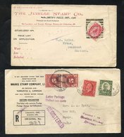 1899-1930's Envelopes All With Stamp Dealer's Advertising. (11) - Other & Unclassified