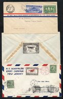 1928-30 Airmail Covers (3) 1928 Yukon Airways 25c Label On Cover With A 2c, Cancelled WHITE HORSE AP.13.28, 1931 Aklivik - Other & Unclassified