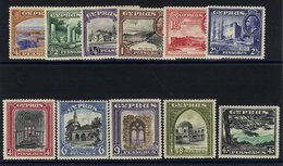 1934 Pictorial Defin Set, M (18pi Has Some Pulled Perfs At Base), SG.133/143. (11) Cat. £200 - Other & Unclassified