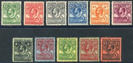 1929-37 Whale & Penguin Set, Fine M (£1 Has Slight Gum Crease), SG.116/126, Cat. £700 - Other & Unclassified