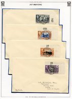 1938-50 Covers, 1938 (Aug 10th), 1937 First Printing ½d To £1, Corner Marginal Examples Of The Twelve Vals, Each With Sh - Other & Unclassified