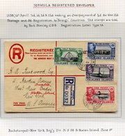 1938 (Apr 26th) Red Formula Registered Cover, Franked ½d, 1d, 2d & 2½d (½d Over Payment), Tied By P.S Double Ring C.d.s' - Other & Unclassified