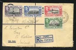 1938 Registered Envelope Size G (Stanley Type 9 Reg Label), Franked ½d, 1d, 2d & 2½d, Tied P.S 1 Sept 38, Type A. - Autres & Non Classés