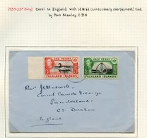 1939 Covers (3) From P.S, First To Sunderland, Franked ½d & 1d, Second To Mrs Maude Carey Who Was On Leave In Europe Add - Other & Unclassified