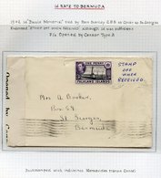 1942 Cover To Bermuda, Franked 1d Memorial, Tied P.S Double Ring C.d.s & Endorsed Alongside 'STAMP OFF WHEN RECEIVED' Al - Other & Unclassified