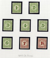 1937-51 KGVI Collection On Leaves Incl. 1938 Defin Set With Most Perfs, Dies, Shades Etc. M, Noted 2d Die II In UM Block - Other & Unclassified