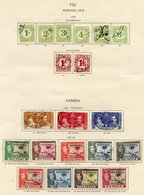 FIJI (41) & GAMBIA (27) 1937-51 Complete. Cat. £874 - Other & Unclassified