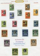 1922-29 MCCA & MSCA Set, Fine M, SG.118/142. (19) Cat. £273 - Other & Unclassified