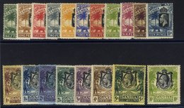 1922-29 MSCA Set, M (excl. 3s Slate-purple), Some Toning Present, SG.122/142. (19) Cat. £275 - Other & Unclassified