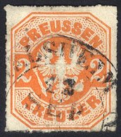 PRUSSIA 1867 Rouletted 2k Orange, Superb U, SG.42. (1) Cat. £140 - Other & Unclassified