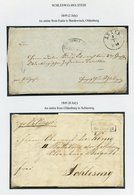 SCHLESWIG HOLSTEIN 1842-67 Superbly Presented On Leaves In Protectors In A Ring Binder, Fine Collection Of Stamps (109) - Other & Unclassified