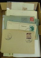 1933-36 & 1940-44 Range Of Covers, Cards, Pieces All Collected For Pmk Interest. (over 300 Items) - Other & Unclassified