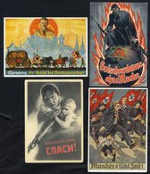 1933-45 THIRD REICH Collection Of Propaganda Cards From The Period Incl. Hitler Cards, Scarcer Coloured Types Incl. The - Other & Unclassified