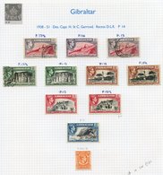 1886-1997 M & U Collection Of 452 Stamps Incl. KGVI To £1 M Etc. - Other & Unclassified