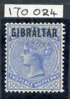 1896 2½d Ultramarine Optd In Blue-black, M Example, SG.4a. Scarce. RPS Cert. 1997. (1) Cat. £500. - Other & Unclassified