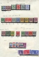 1911-72 M Collection On Leaves, Noted KGV 1912 To 5s M, KGVI Set FU, QEII 1956 Defin Set M & U, 1940 Postage Due Set M ( - Other & Unclassified